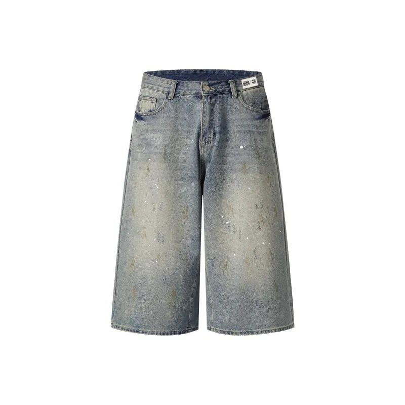 FCB ARCELONA Denim Shorts Unisex Nostalgic Blue-0