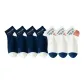 4 Navy Blue+3 White 1972