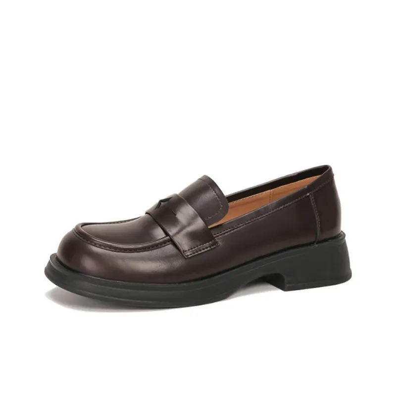 City camel Loafers Women's Apricot, Dark Brown, Black-8