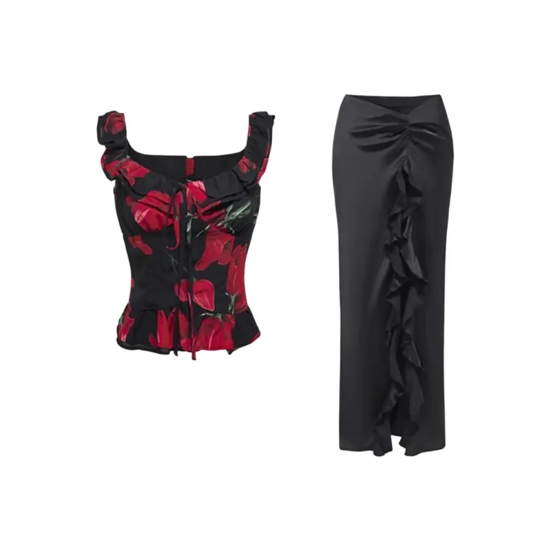 CZMO Two Piece Skirt Sets Women's-0