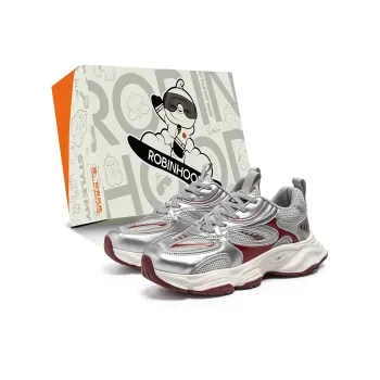 ROBINHOOD Cushioning, Slip Resistant, Abrasion Resistant, Coverage, Support, Lightweight Low Top Chunky Sneakers Men's