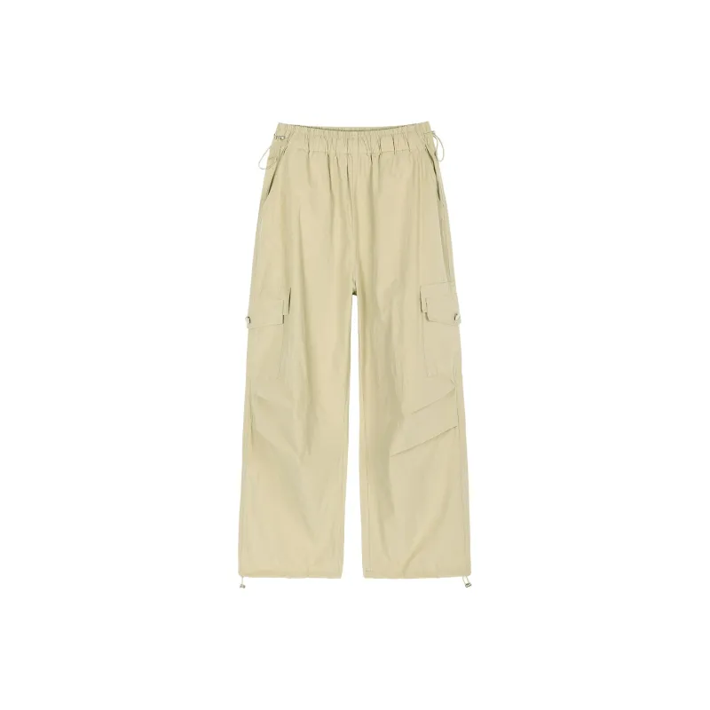 HTHK Casual Pants Women's White/Black/Pink/Khaki-18