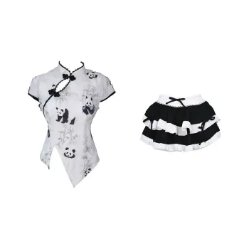 Udon House Two Piece Skirt Sets Women's