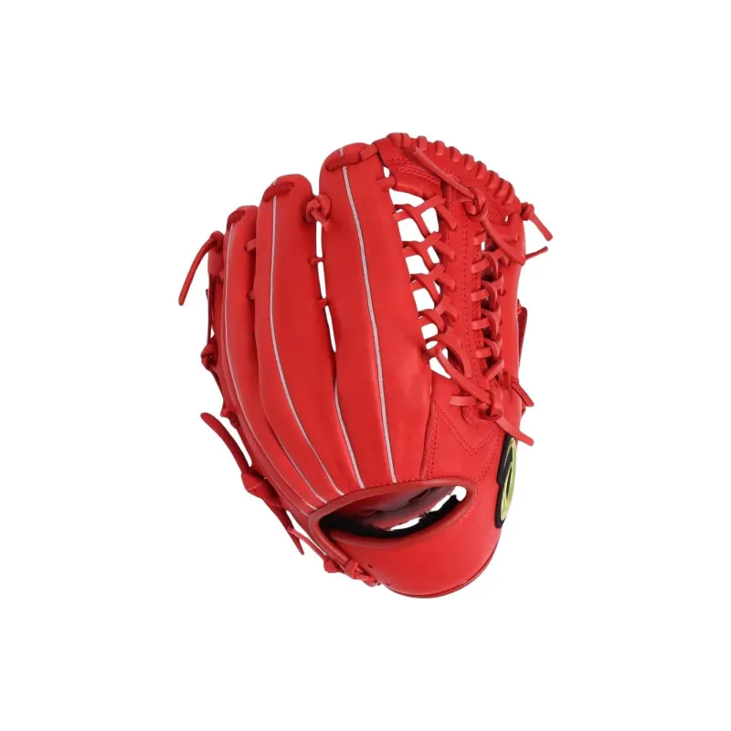 Asics Baseball Gloves Catcher's Glove Leather Unisex Flag Brown-0