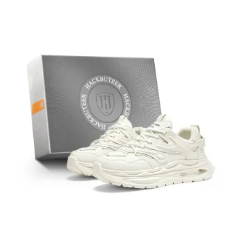 HACKBUTEER Low Top Chunky Sneakers Men's Box Included
