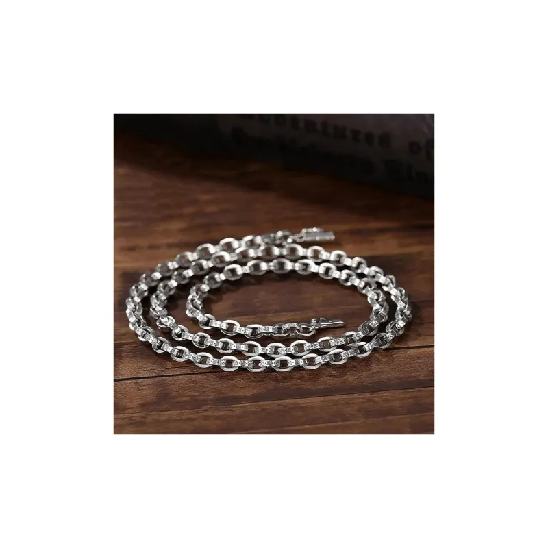 Quarqor S925 Silver Necklaces Men's-1