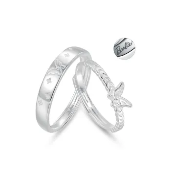 Barbie S925 Silver Rings Unisex