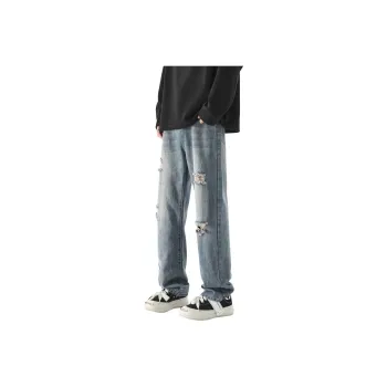 ZMHT Jeans Unisex Vintage Blue