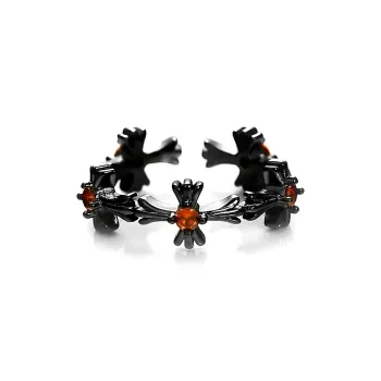 ACROWM Silver Plated Copper Rings Unisex