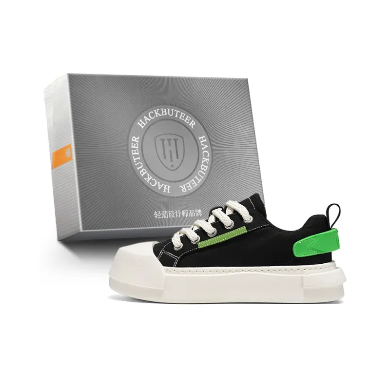 HACKBUTEER Low Top Skateboard Shoes Men's Box Included-0