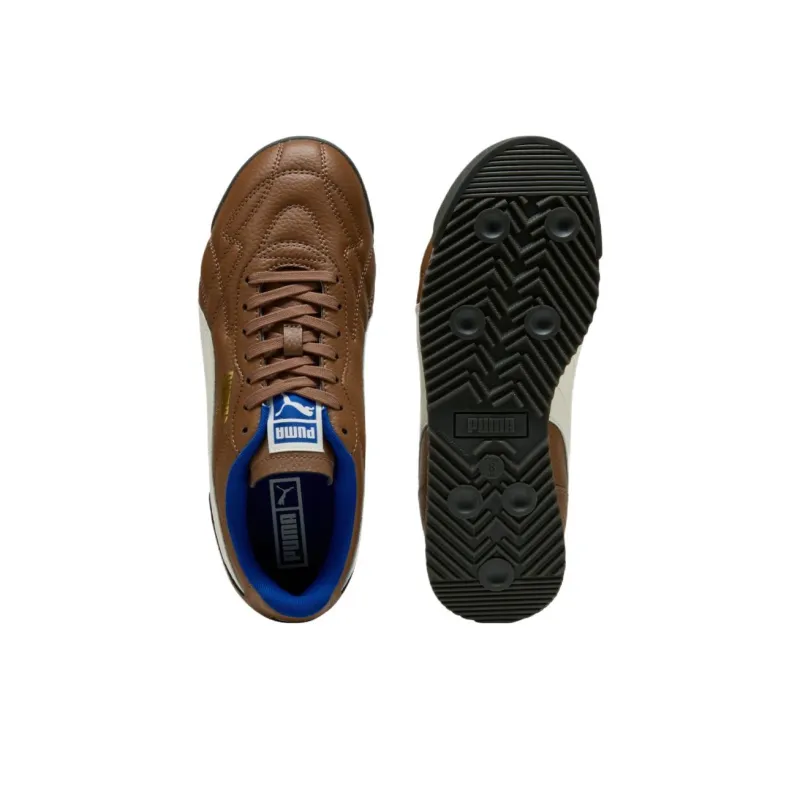 PUMA Roma Anniversario Anti Slip Wear Resistant Low Top Training Shoes Unisex Brown White-3