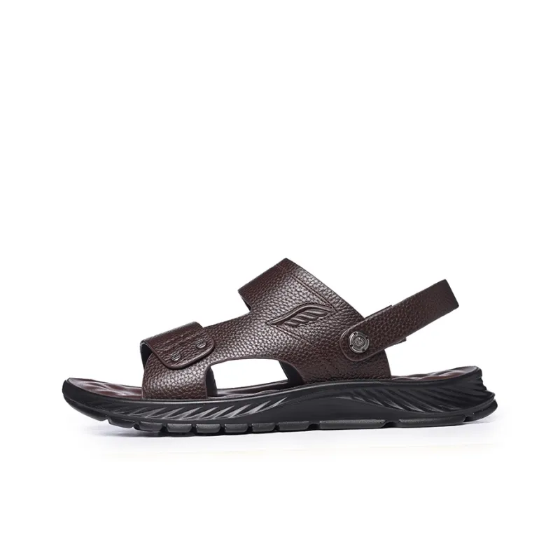 Ritai Beach Sandals Men Brown-8