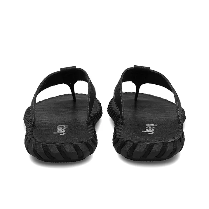 Jeep Rubber Sole Odor Resistant Slip Resistant Flip Flops Unisex-10