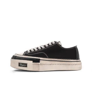 NEIGBORL Low Top Canvas Shoes Men's Black
