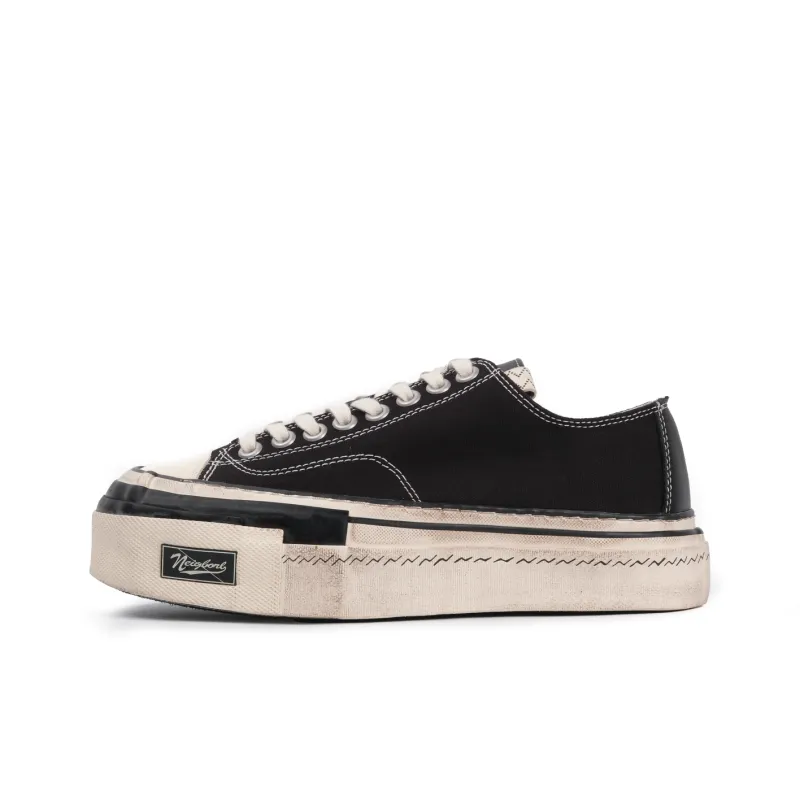 NEIGBORL Low Top Canvas Shoes Men's Black-0