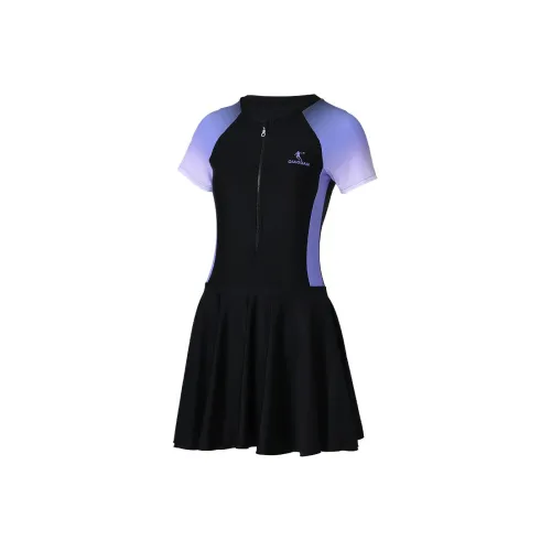 QIAODAN One piece Swimsuit Women's Black