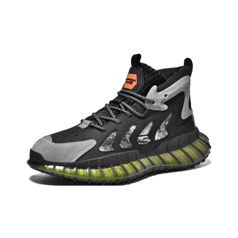 Ncmt Slip Resistant, Abrasion Resistant, Breathable, Supportive, Rebound Mid Top Running Shoes Unisex-11