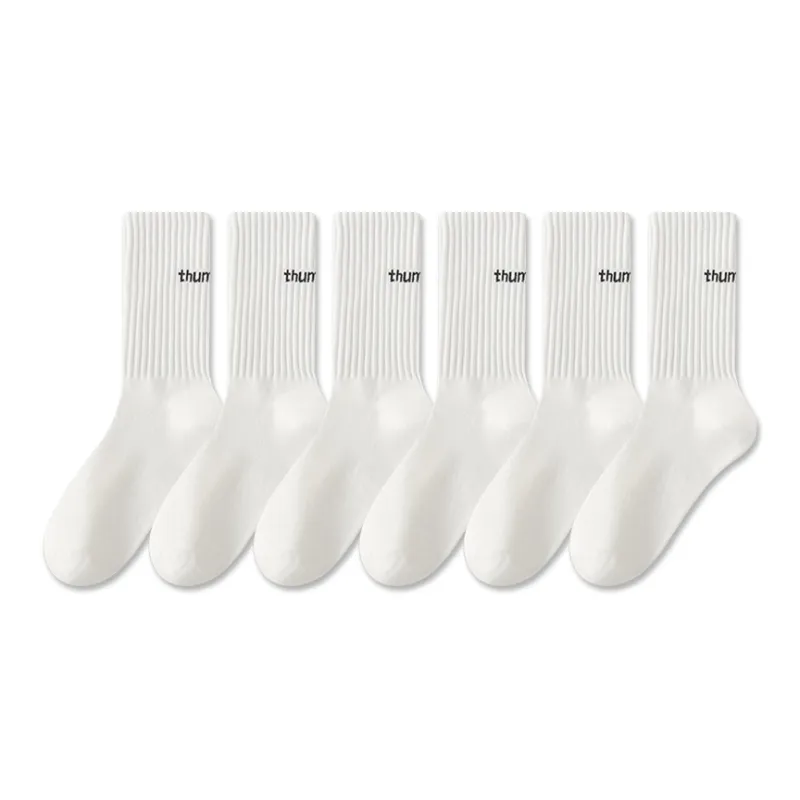 Mulong Family Mid Calf Socks Unisex 5 Pack-36