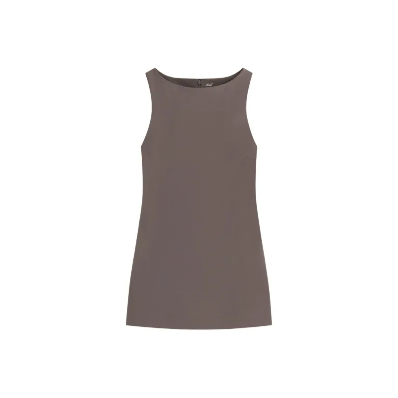 KITH Cassi II Mini Sleeveless Dress Women's Hematite Color-0