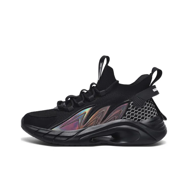 LONGDUIZHANG Cushioning, Slip Resistant, Abrasion Resistant Support Low Top Running Shoes Men's-3