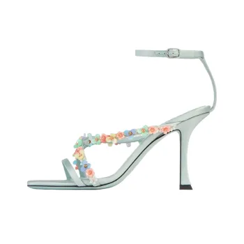 Jimmy Choo Blanche One Strap Sandals 9cm Women's Light Teal