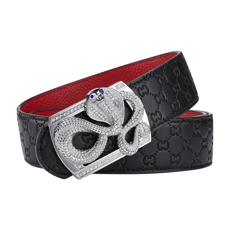 ROBINHOOD Cow Leather Belts Men's 3.8cm-5