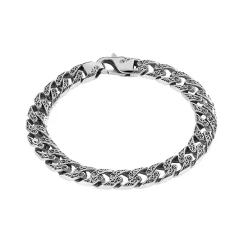 PINK U 925 Sterling Silver Bracelets Men's