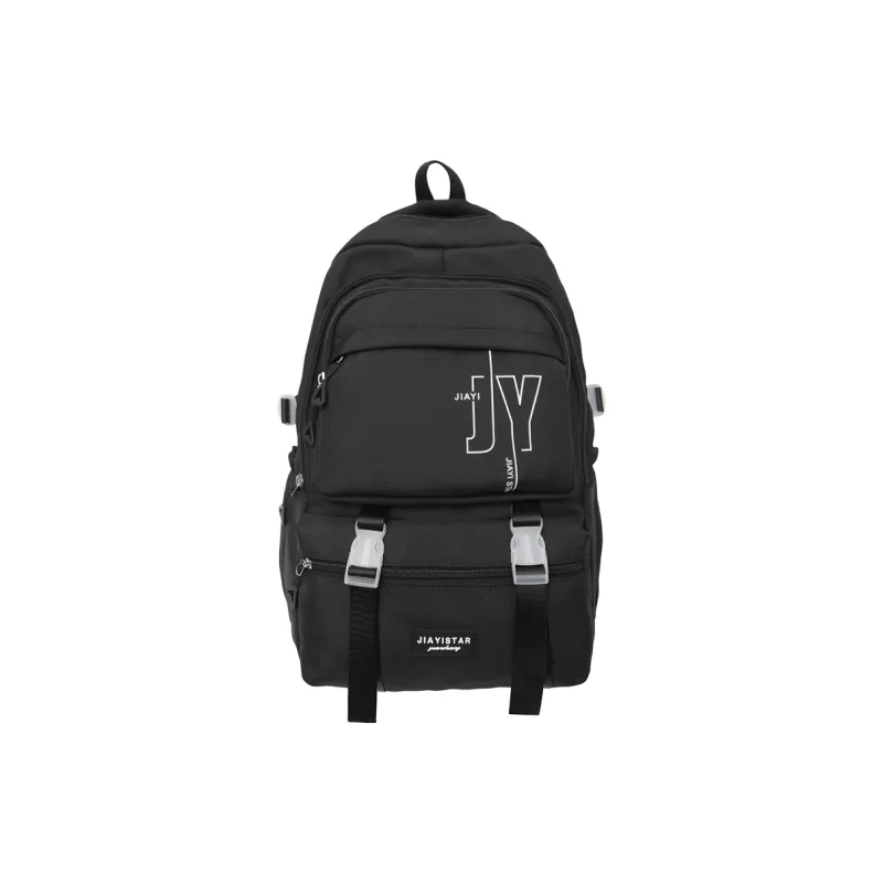 Yalu Nylon Backpack Unisex White/Gray/Black/Khaki/Blue-12