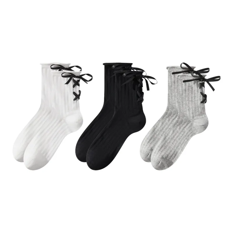 2323 Mid Calf Socks Women's 3 Pack-0