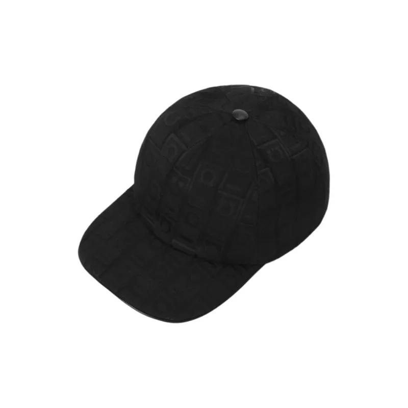 PUMA Cotton Canvas Baseball Caps Unisex Black-3