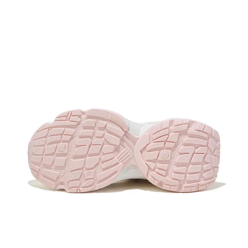 RENBEN Balance Lightweight Height Increasing Low Top Chunky Sneakers Women's Pink-5