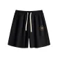 [300g Heavyweight]Black (Simple Letter Pants Logo)