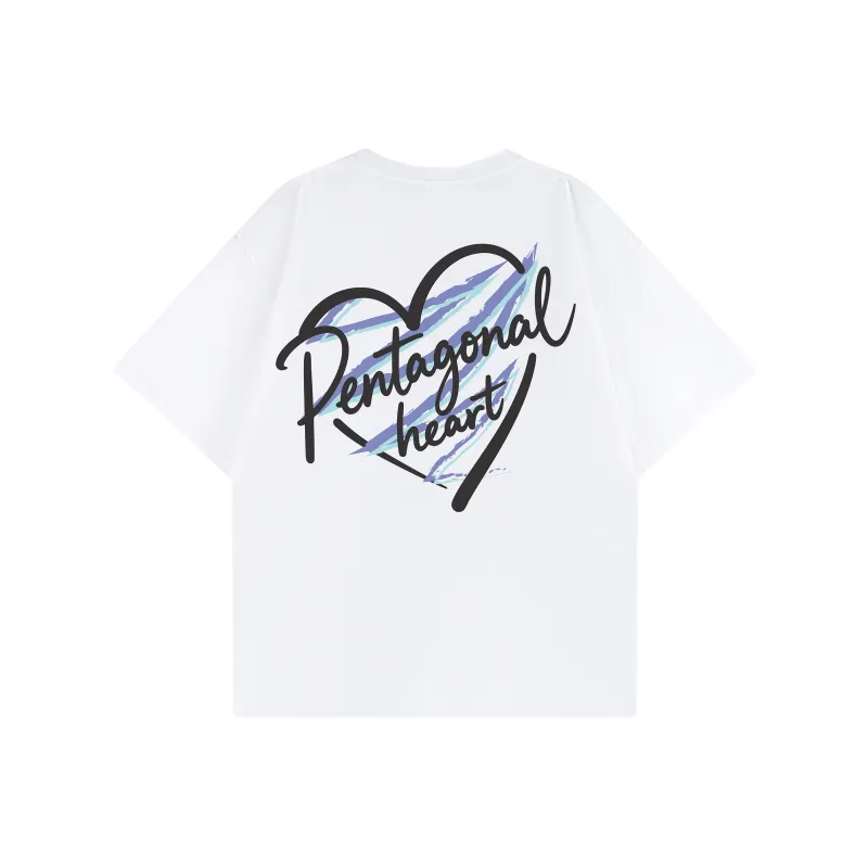 PENTAGONAL HEART T Shirt Unisex-5