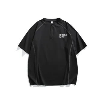 CHARLIE GOLF T Shirt Unisex Polar Black