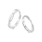 Mobius Couple Rings[Sterling Silver 999]