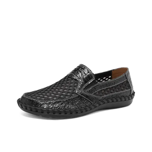 GESENLANG Slip Resistant And Breathable Low Top Casual Shoes Men's