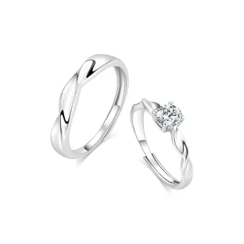 SEEPD Colored Glaze Zircon Ring Unisex