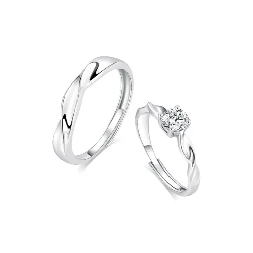 SEEPD Colored Glaze Zircon Ring Unisex