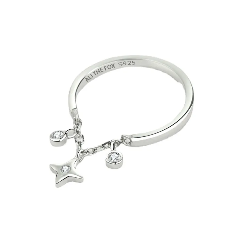 ALI THE FOX S925 Silver Rings Women's-0