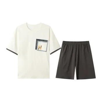 Mulong Family Pajama Set Men's White
