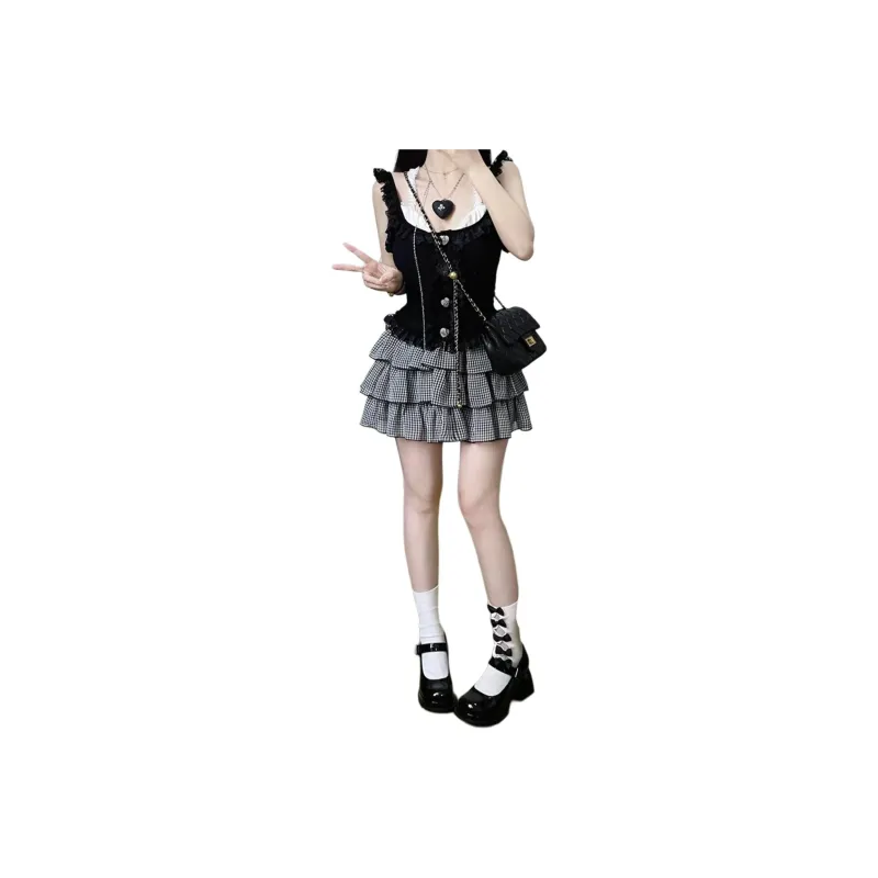 GOSO Two Piece Skirt Sets Women's-0