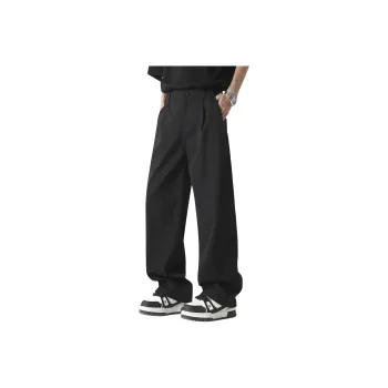 ZWWWZ Suit Trousers Unisex Black