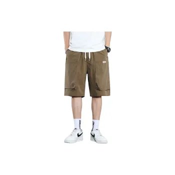 JEANSWEST Casual Shorts Unisex Camel