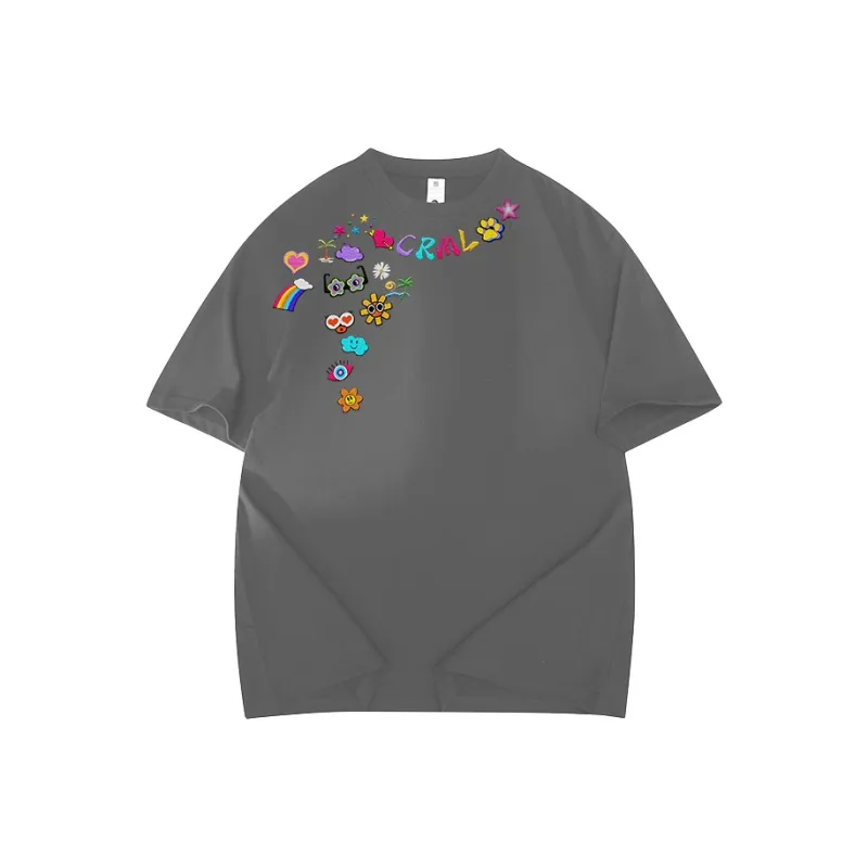 Caramella Drop Shoulder Sleeve T Shirt Women's-4