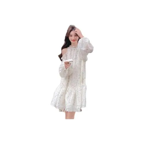 Dior Beauty Long Sleeved Dress Women's