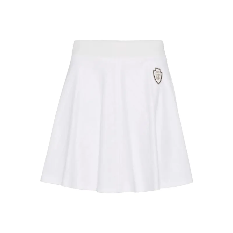 Brunello Cucinelli Cotton Pleated Skirt-0
