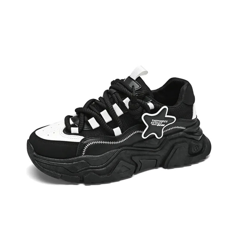 ROBINHOOD Cushioning, Slip Resistant, Abrasion Resistant, Coverage, Support Low Top Chunky Sneakers Men's-14
