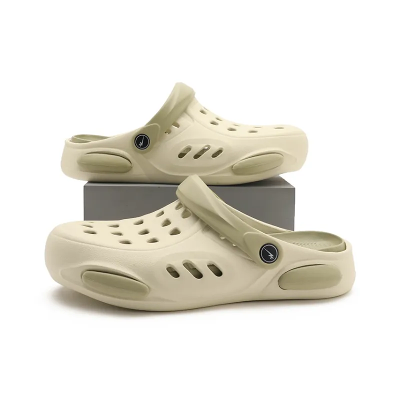 DOUBLE STAR 88 Clogs Men's Gray Green-3