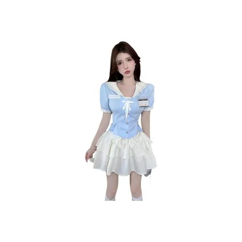 Dior Beauty Two Piece Skirt Sets Women's