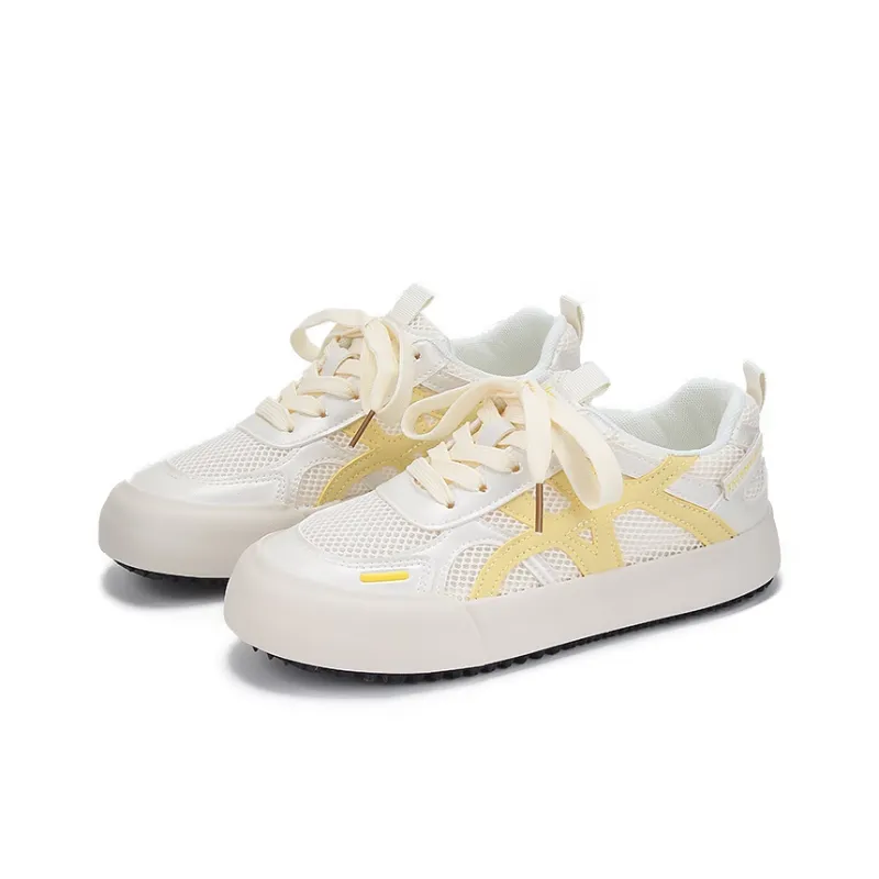 Yobn Slip Resistant And Breathable Low Top Skateboard Shoes Women's-7